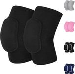 HISFFOG Volleyball Knee Pads for Women, Men, Youth, Girls, Kids, Knee brace for Volleyball Basketball Football Dance Yoga Tennis Running Cycling Workout Climbing Wrestling