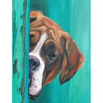 5D Diamond Painting Kits, Lovely Boxer Dog Animals WOWDECOR Full Drill DIY Diamond Art Cross Stitch Paint by Numbers