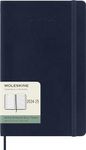 Moleskine Classic 18 Month 2024-2025 Weekly Planner, Soft Cover, Large (5" x 8.25"), Sapphire Blue, 208 pages