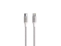 Griffin GP-064-SLV Mobile Phone Cable USB C Lightning Silver 0.9 m – Mobile Phone Cables