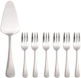 Maxwell & Williams Madison Cake Server & Fork 7pc Set Gift Boxed