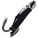 VGEBY Stainless Steel Diving Double Reef Hook with Nylon Line (Color : Black) Swimming Supplies Swimming Supplies Water Sports