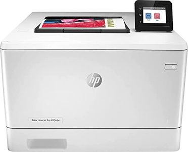HP Color LaserJet Pro M454dw W1Y45A, Stampante a Singola Funzione A4, Stampa Fronte e Retro Automatica a colori, 27 ppm, USB, Wi-Fi Dual Band, Gigabit Ethernet, HP Smart, Schermo Touch, Bianca