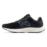 New Balance Men's 520 V8 Running Shoe, Black/Blue Laguna/Ginger Lemon, 10.5 UK Wide