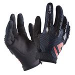 G-Form Pro Trail Mountain Bike Gloves - Mountain Biking Gloves with Knuckle Protection - Gloves for Men & Women - Protective Gear for Cycling & Biking Athletes - Black Topo, Adult XXL