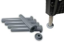 5-Pack Gray Sleeve and Cap Set for 