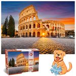 The Colosseum 500 Piece Jigsaw Puzzles for Adults Flavian Amphitheater Jigsaw Puzzles for Adults 500 Pieces Puzzle Gifts