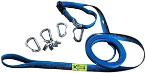 OUTDOOR ELEMENT Charlotte's Webbing Camp Organizer - 12' of Webbing - Laser Cut Tabs Prevent Items from Bunching/Falling to Ground, Great for Backpacking, Overlanding, and More - Included Caribiners + Clips