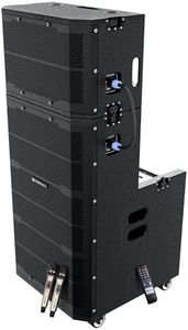 ZEBRONICS Mytho Plus Trolley Party DJ Speaker, 660 Watts, Supports Bluetooth, USB, mSD, AUX, Dual UHF Wireless MIC, Karaoke & Recording Function, Detachable Satellite