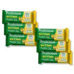 Prolicious Nuts & Seeds Protein Bar | 10g Plant Protein | Sweetened with Dates | Natural Ingredients | Good for PCOS (Pack of 6, 50g each)