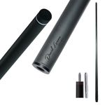 David Loman 29.13" /Radial Wavy 3/8-10 3/8-11 3/8-14 Uni-Loc 5/16-18 Carbon Pool Cue Single Shaft, Low Deflection Technology, Ultra-Smooth, pro Taper, Easy to Control (3/8x10, 12.5mm)