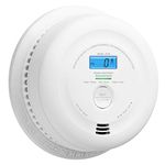 X-Sense 10-Year Battery Smoke and Carbon Monoxide Detector with LCD Display, Dual Sensors Smoke and CO Alarm Complies with EN 14604 & EN 50291 Standards, Auto-Check, SC08