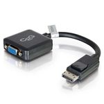 C2G DisplayPort Male to VGA Female Adapter Black, DisplayPort Compatible with Apple Cinema Displays, Microsoft, Dell, HP, Intel, ASUS, Alienware, Lenovo and More