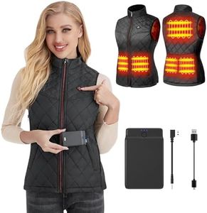 PETREL Heated Vest Women with Battery Pack, Women's Heated Vest, Rechargeable Lightweight Heating Vest Warming for Hunting