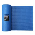 CASOMAN Professional Tool Box and Drawer Liner, Blue, Easy Cut Non-Slip Foam Rubber Toolbox Drawer Liner Mat - Adjustable Thick Cabinet Liners, 18inch (Wide) X 24feet (Long)