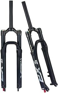 KRSEC 27.5/29 Air Bike Suspension Fork Mountain Bike Fork29 inch Travel 120mm Quick Release QR 9mm 28.6mm Straight Tube Manual Lockout Rebound Adjustable Ultralight Mountain Bike Front Forks XC AM 29"