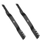 Luojiedejinbiao 2 PCS Mulching Blades Replacement Fits for John Deere 42" Mower Z TRAK Mower Z335E Z335M Z345M Z345R X330 X350 X354 X370 X380#M170642