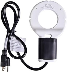 Wedigout 500W Chicken Waterer Heater, Aluminum Utility De-Icer for Farm & Livestock, Non-Conductive and Anti-Rust Heated Chicken Waterer, Bird Bath Heater Livestock Water Heater for Multiple Using