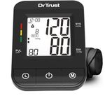 Dr Trust (USA) Fully Automatic Comfort Digital Blood Pressure BP Monitor Machine with Mdi Technology (Black)