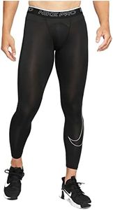 Nike Men's Pro Dri-FIT Tights, Black/White, Large