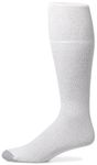 Hanes Ultimate Men's 6-Pack Over the Calf Tube Socks, White, Large