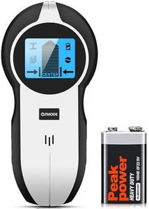 FOLAI Stud Finder Wall Scanner - 5 in 1 Stud Detector Detector Beam Finders Wall Detector Sensor Center Finding with LCD Display for Wood AC Wire Metal Studs Cable Joist Detection-TH260B