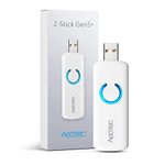 Aeotec Z-Stick Gen5 Plus, Z-wave Plus USB to Create Z-Wave Gateway, Zwave Hub Controller Pro 2020 SmartStart and S2 Enabled, Works with Raspberry Pi 4, Compatible with SmartThings, HomeSeer, White