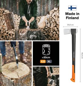 Fiskars X25 Splitting Axe 2.5kg – Heavy Duty Wood Chopper