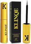 KLINQE Liquid Magnetic Liner Lash Extension Adhesive- 8ml Black Enhanced Eyelash Adhesive Eyeliner for Your Magnetic Lashes - Smudge proof, Waterproof, Rapid Drying, and Long Lasting Adhesive