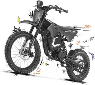 HAPPYRUN F18 2.0 Electric Dirt Bike 6000W 60V 27AH 46MPH 60Miles Off-Road