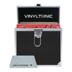 Vinyl Tonic 7" Or 12" Vinyl LP Storage Case with Cloth 3 Colours to Choose from