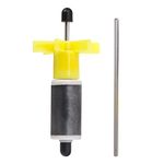 BQLZR Submersible Pump Rotor Impeller Filter Pump Rotor Submersible Pump Filter 16mm Yellow Magnetic Filter Parts for Aquarium Replacement Filter Impeller Miniature Submersible Pumps Dedicated