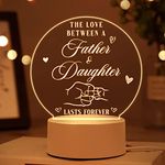 Gifts for Dad, Dad Birthday Gifts for Birthday Night Light Engraved with Thankful Saying Dad Birthday Gifts, Dad Gifts for Birthday, Gifts for Dad from Daughter/Son