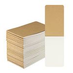 ZMCYN 24 Pack Mini Pocket Notebook 3x5 Inch, Kraft Paper Mini Blank Notebook Bulk, Small Pocket Notebook A7 Mini Notepads for Kids, Students, Travelers