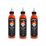 Poirier's Louisiana Style Hot Sauce by Dustin Poirier and Heartbeat Hot Sauce Co., 177ml 6oz (3 Pack)