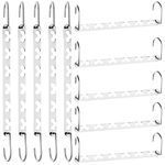 RAINBERG 5 Pack Metal Magic Hangers Space Saving Hangers Closet Space Saving Wardrobe Clothing Hanger Organizer, Updated Hook Design. (5)