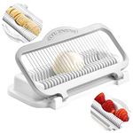 Egg Slicer for Hard Boiled Eggs Banana Slicer, Aluminium & Stainless Steel Wires Strawberry slicer Multipurpose Heavy Duty Dishwasher Safe Banana Cutter slicer