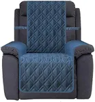 Ameritex Waterproof Nonslip Recliner Cover Stay in Place, Dog Chair Cover Furniture Protector, Ideal Recliner Slipcovers for Pets and Kids (30'', Blue)