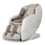 vComfort Dreamliner Full Body Shiatsu Massage Chair with a 4D Hyperbolic SL Track, Zero Gravity, Reflexology Foot Massage, Airbag Massage, Body Stretch, Carbon Fibre Heating (Beige)