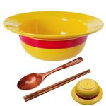 One Piece Luffy Ramen Bowl Set Instant Noodles Bowl Straw hat Japanese Lamian Noodles Ceramic Bowl Set 3 Pieces,Anime Merch for The Ultimate Fans - The Ideal Gift for Anime & One Piece Lovers