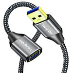 USB 3.0 Extension Cable 0.5M,5Gbps High Speed Data Transfer USB 3.0 Type A Male to Female Extension Cord,USB Extension Lead Compatible with USB Flash Drive, Hard Drive, Card Reader,Scanner,Keyboard