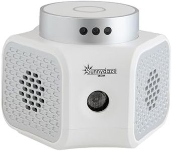 Sunnydaze 360° Ultrasonic Rodent Repellent Indoor Plug in - 4 Operating Modes and 9 LED Lights