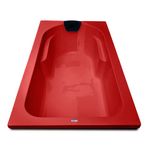 MADONNA Prestige Acrylic 4 feet Bath Tub for Kids Red