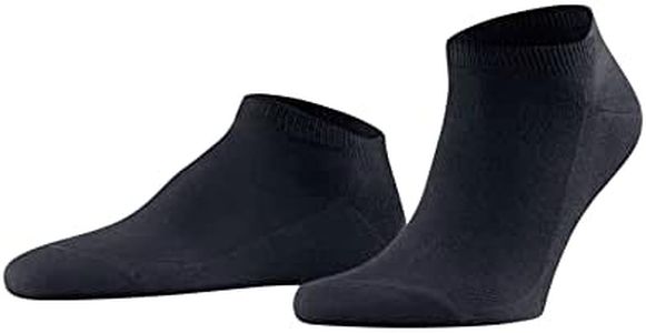 FALKE Men's Family Cotton Socks, Blue (Dark Navy 6375), 6.5-9, 1 Pair