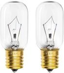 Belleone Light Bulb Fits for LG Microwave Oven - Compatible with LG Frigidaire Kenmore Whirlpool GE Over The Range Microwave, Dimmable 125V 30W E17 Base, Kitchen Night Light, Repalces 6912W1Z004B