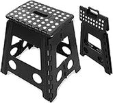 Lennox furniture 16'' Folding Step Stool Black