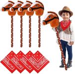 Poen 8 Pcs Light Brown Horse Stick 