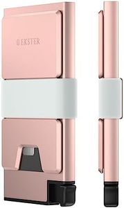 Ekster Aluminum Cardholder Wallet | RFID Wallet for Men & Women | Slim & Minimalist Aluminum Wallet with Pop Up Cardholder, Rose Gold, One Size, Minimalist