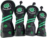 F Fityle 4pcs Golf Club Head Cover 