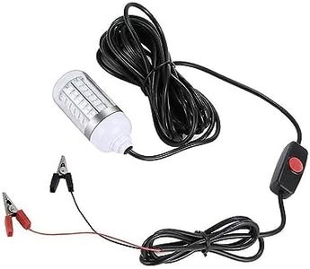 IP68 Waterproof 12V Led Underwater Fishing Light for Attracting Prawns and Squid, Warm Yellow